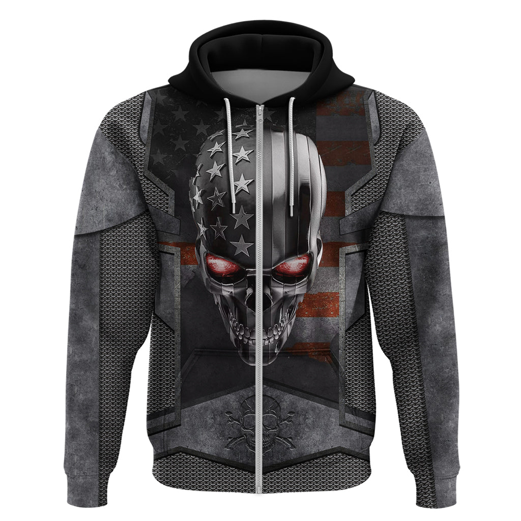 Skull Hoodie Metal Head Skull American DT01