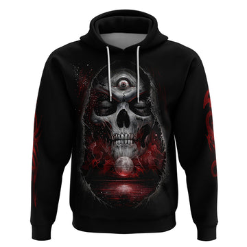 Skull Hoodie Prayer Skull DT01