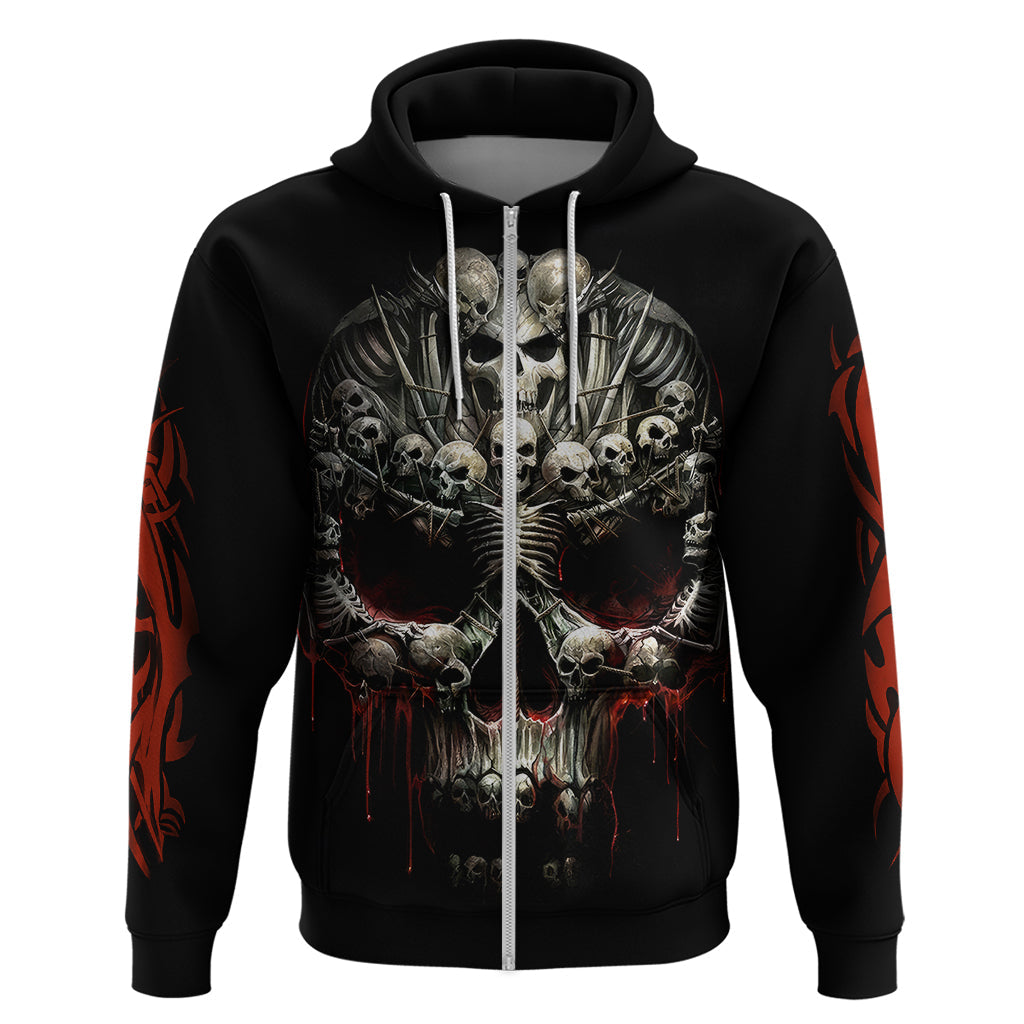 Skull Hoodie Head Skeleton Cross Skull DT01