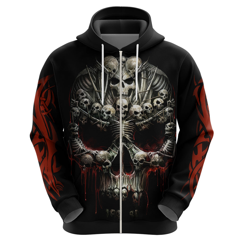 Skull Hoodie Head Skeleton Cross Skull DT01