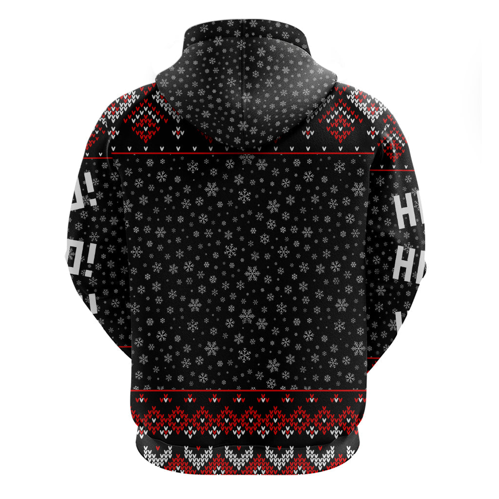 Skeleton Santa Claus Hoodie Santa Claus Is Coming Cross Street DT01