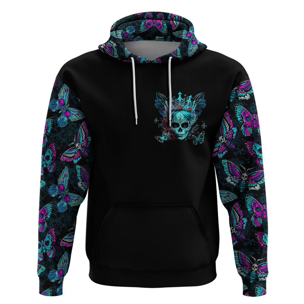 Día de los Muertos Skull Hoodie I'm Not A Princess I'm The Queen DT01