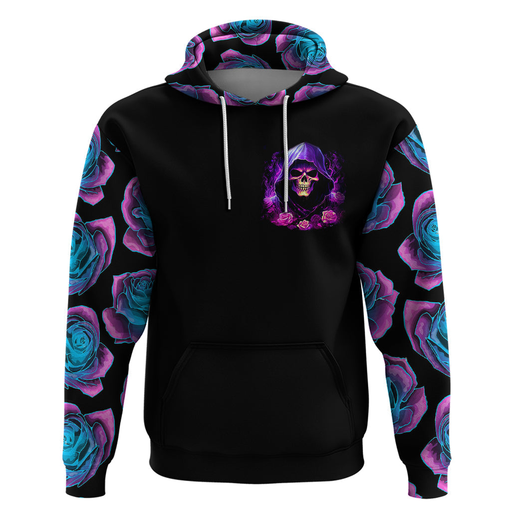 Purple Skull Hoodie I Talk I Smile But Be Carefull When I SIlent DT01