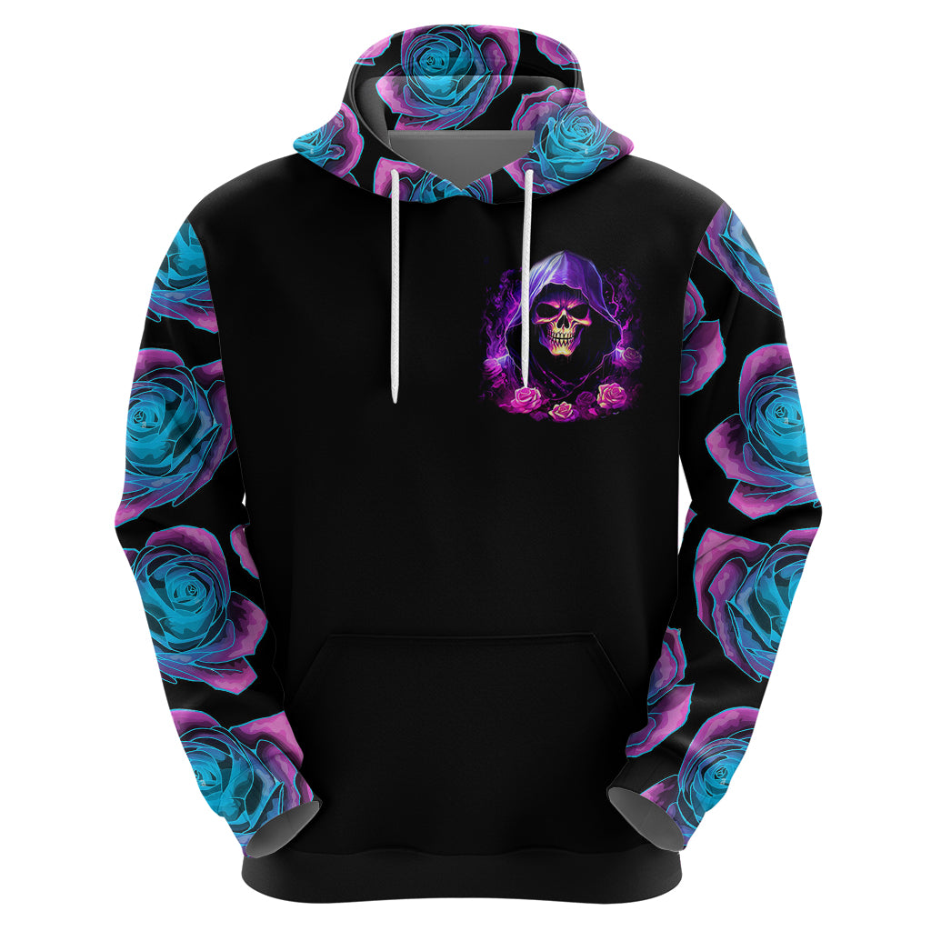 Purple Skull Hoodie I Talk I Smile But Be Carefull When I SIlent DT01