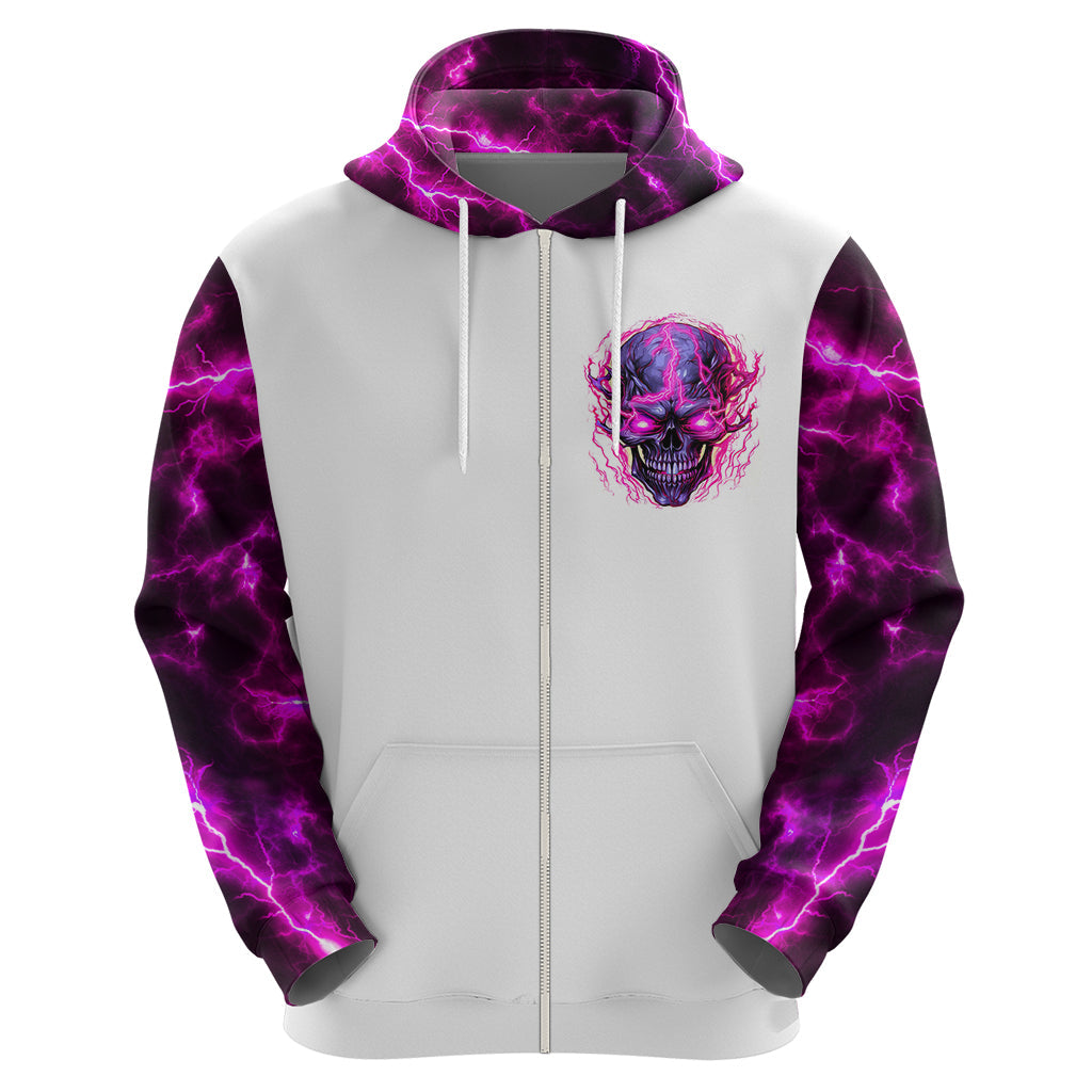 Lighting Skull Hoodie i'm A Grumpy Old Lady Don't Ask Stupid DT01