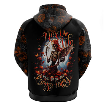 Fairy Skull Hoodie In Next Life I Want To Be The Karma Fairy DT01
