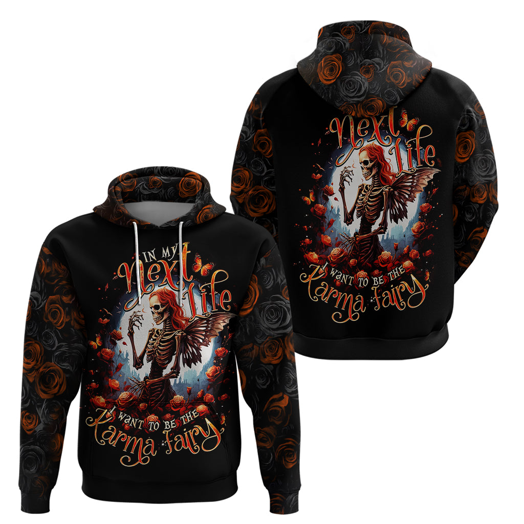 Fairy Skull Hoodie In Next Life I Want To Be The Karma Fairy DT01