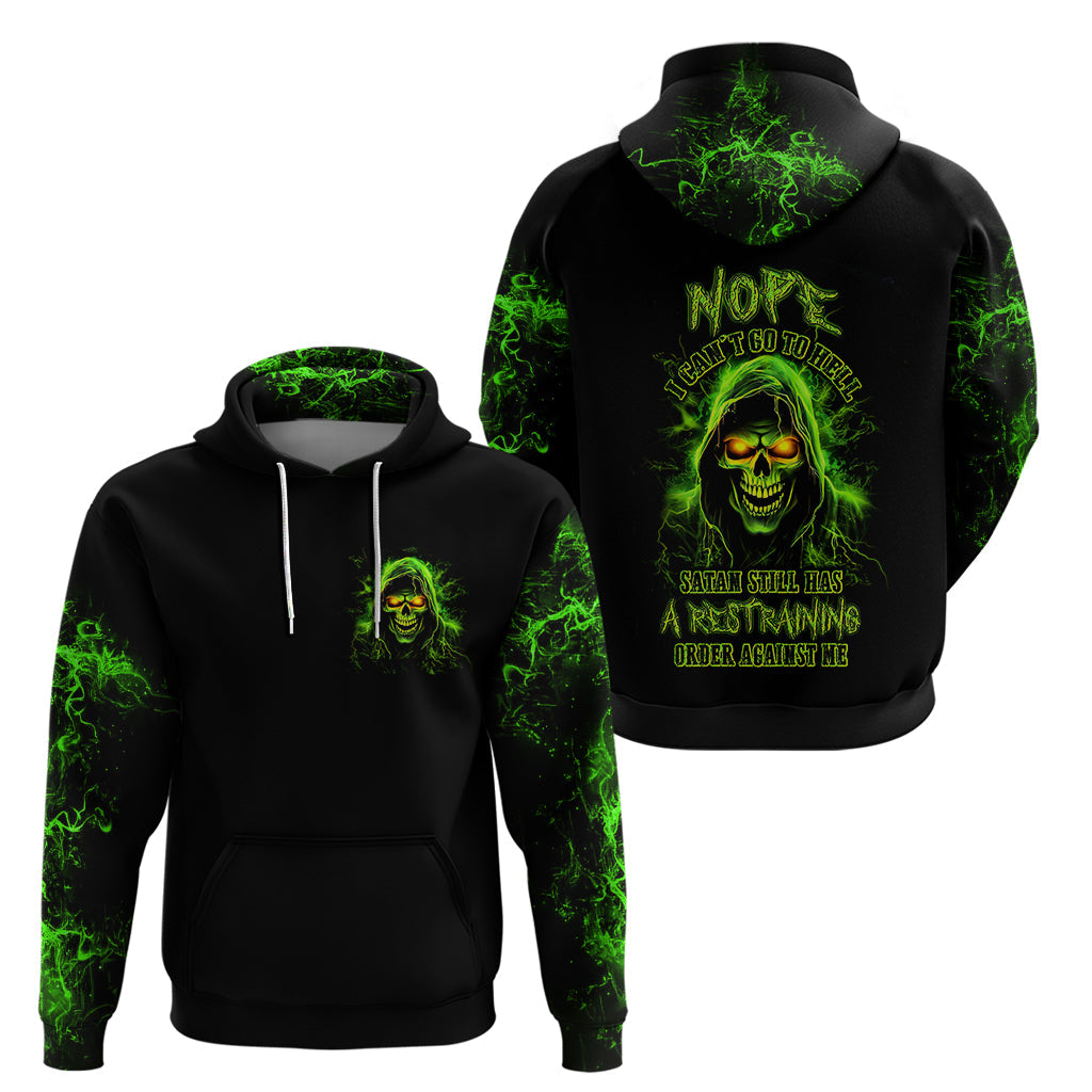 Thunder Skull Hoodie Satan Still Has A Restrainning Order Against Me DT01