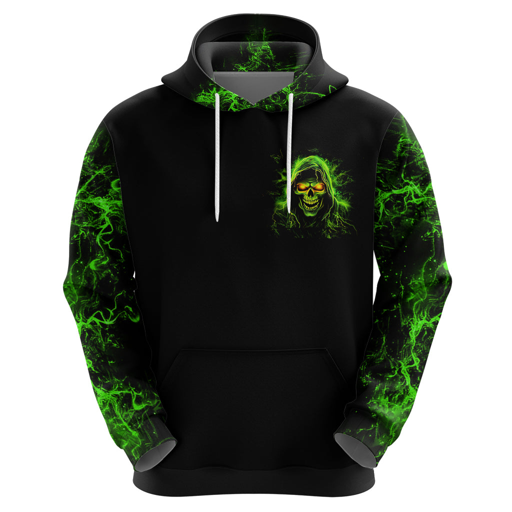 Thunder Skull Hoodie Satan Still Has A Restrainning Order Against Me DT01