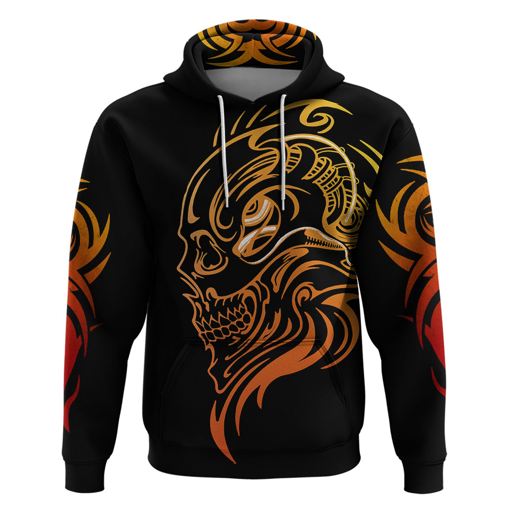 Tattoo Skull Hoodie Golden Skull Face Tattoo DT01
