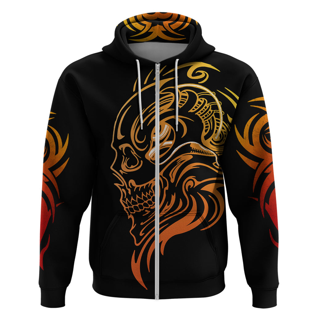 Tattoo Skull Hoodie Golden Skull Face Tattoo DT01