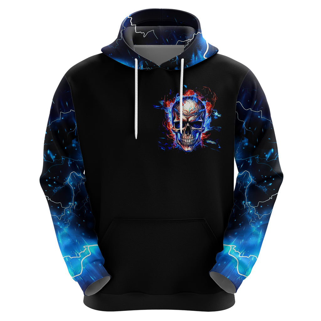 Fire Skull Hoodie Your Demon Hide Under Your Bed DT01