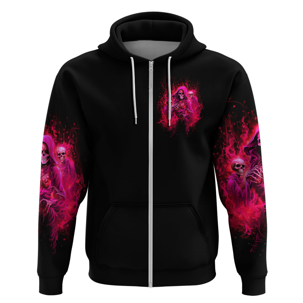 Flame Skull Hoodie I Have 3 Sides Quite Sweet Funny Crazy And The Side You Never See DT01