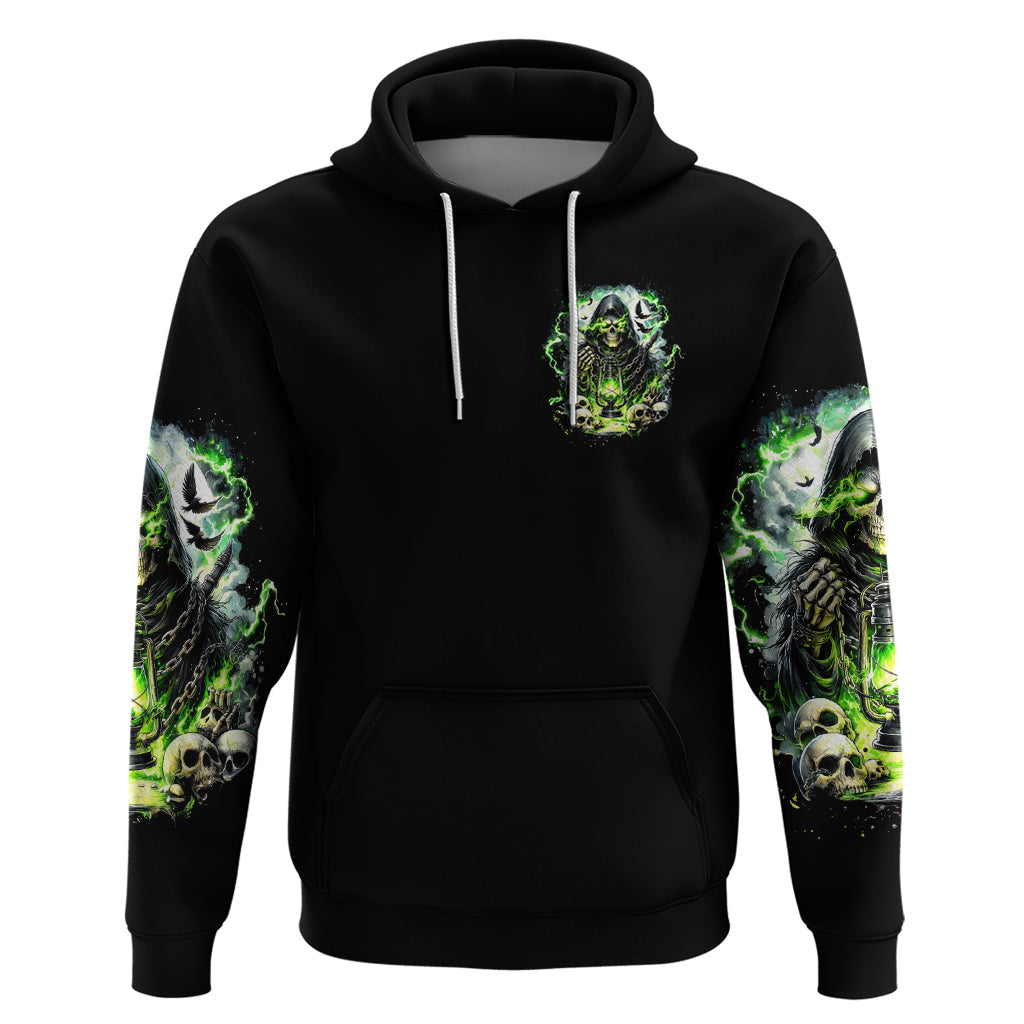 Reaper Skull Hoodie I Think I Was Designed To Be Alone DT01