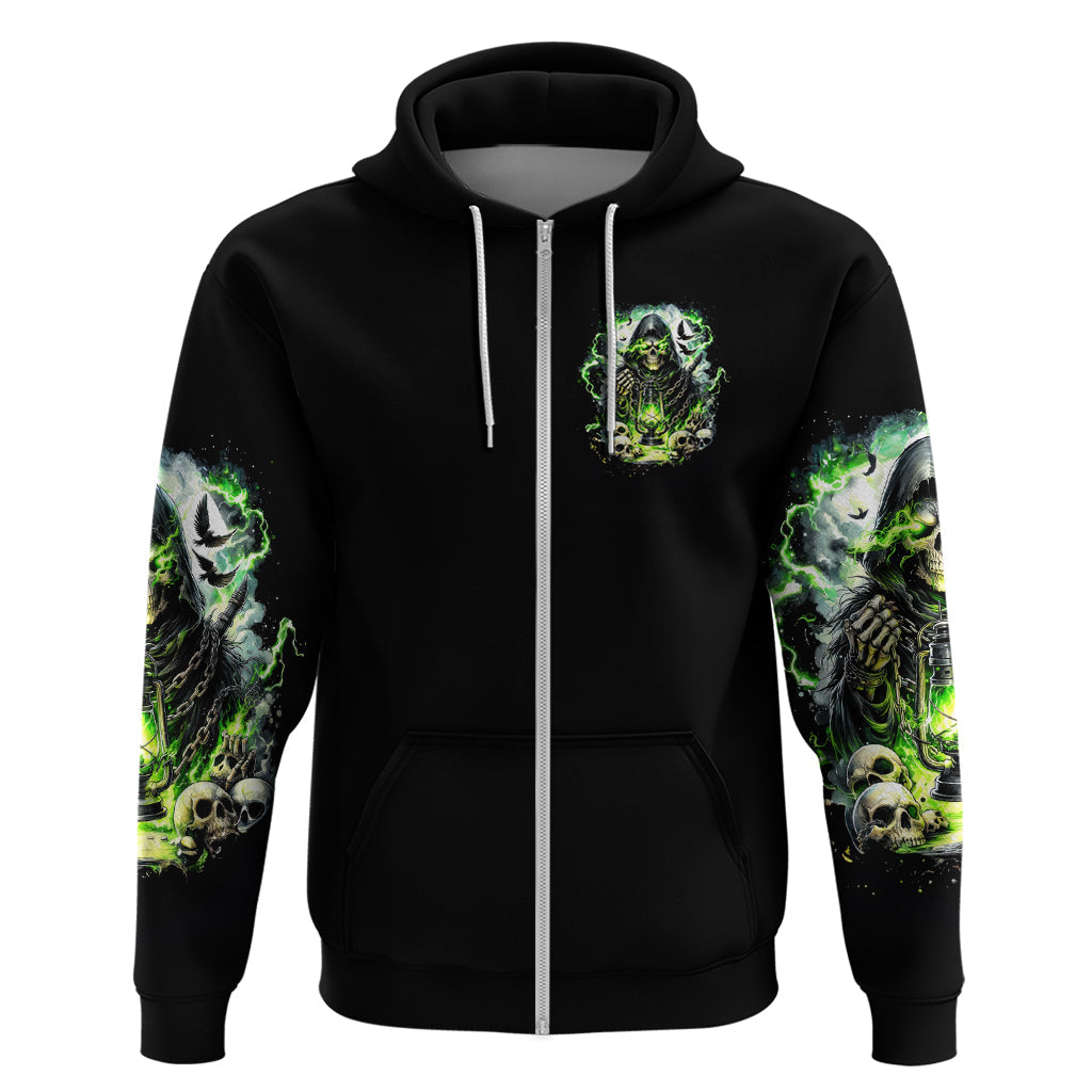 Reaper Skull Hoodie I Think I Was Designed To Be Alone DT01