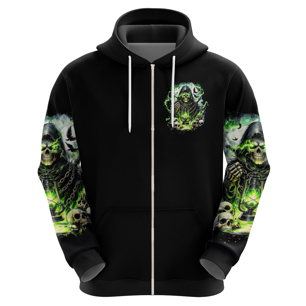 Reaper Skull Hoodie I Think I Was Designed To Be Alone DT01