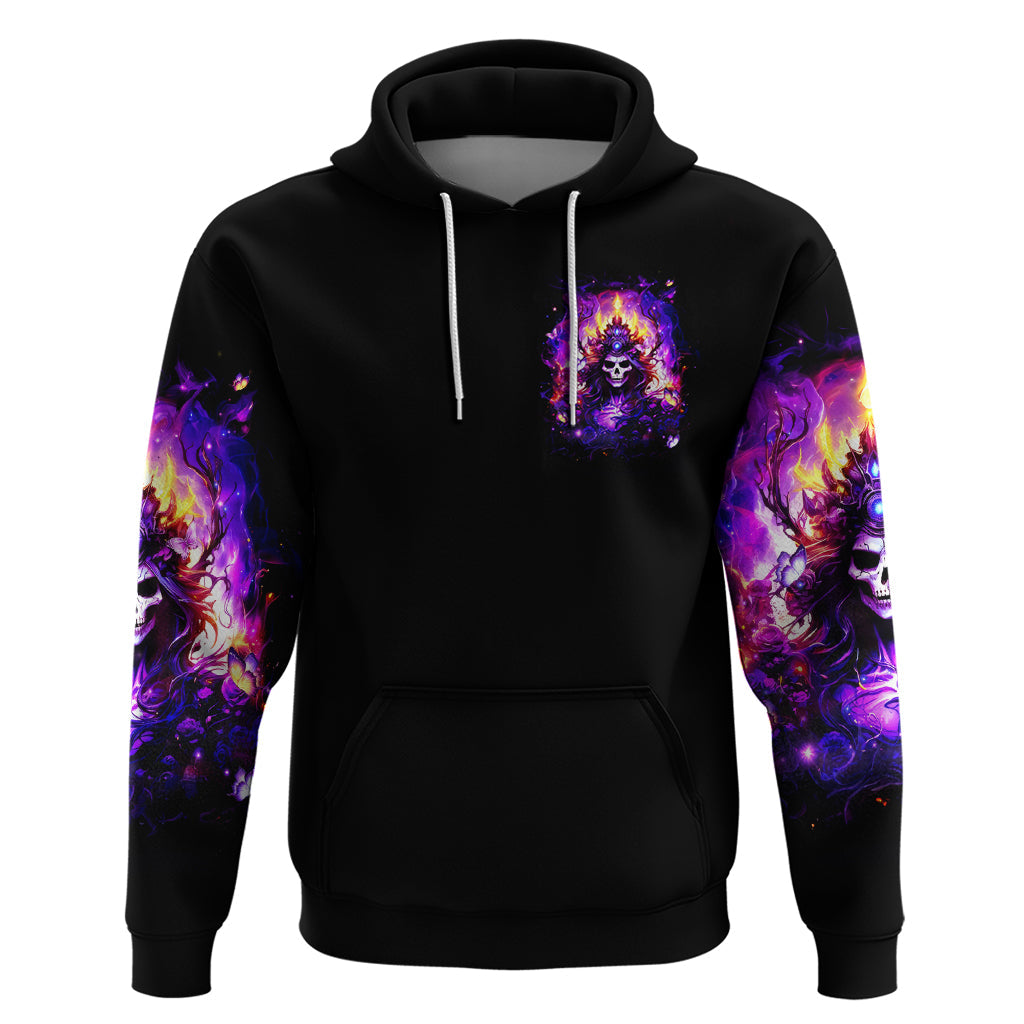 Queen Skull Hoodie Sometimes An Angel Somethimes Hellraiser Always A Strong Woman DT01