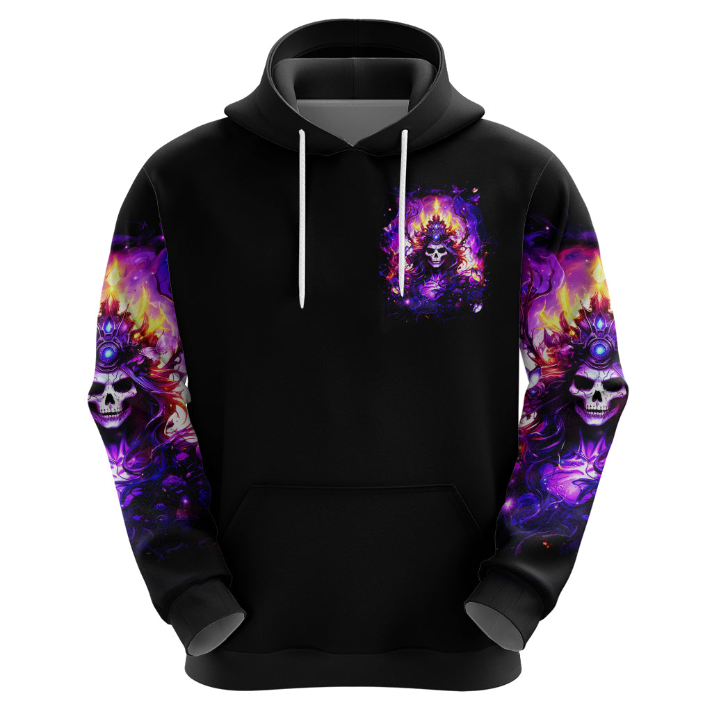 Queen Skull Hoodie Sometimes An Angel Somethimes Hellraiser Always A Strong Woman DT01