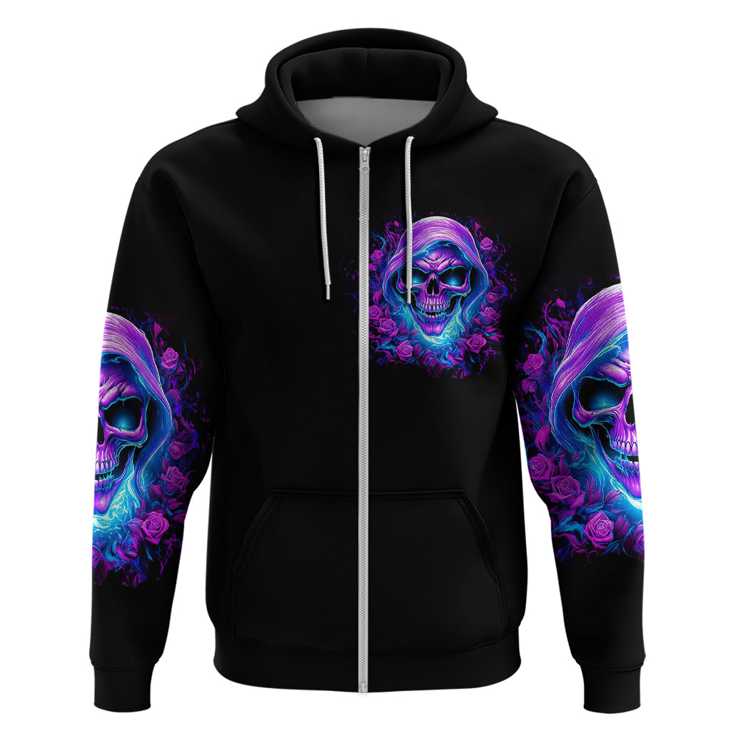 Rose Skull Hoodie I'm Blunt Because God Rolled Me That Way DT01