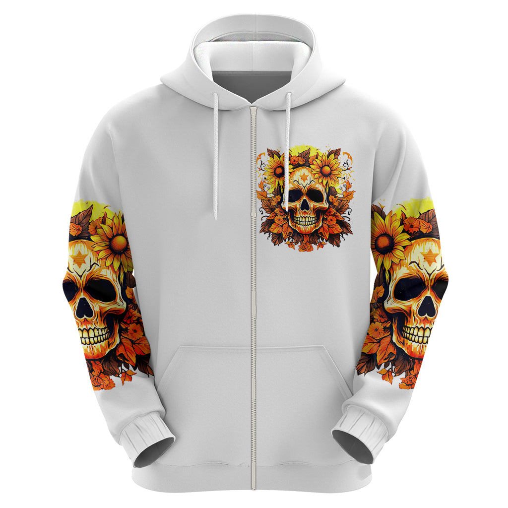 Sunflower Skull Hoodie Sunflower I'm Blunt Because God Rolled Me That Way DT01