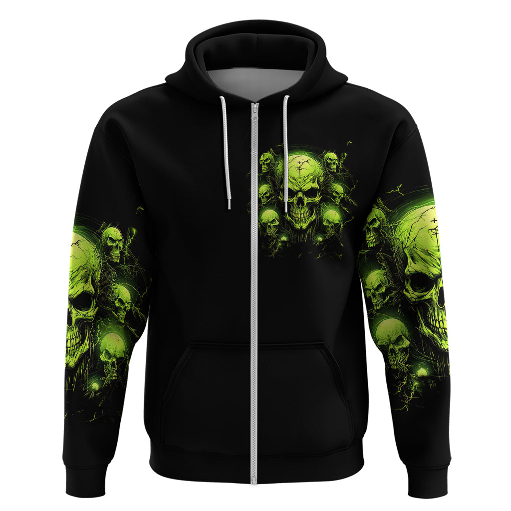 Thunder Skull Hoodie Thunder Skull I Never Alone My Demon With Me 24/7 DT01