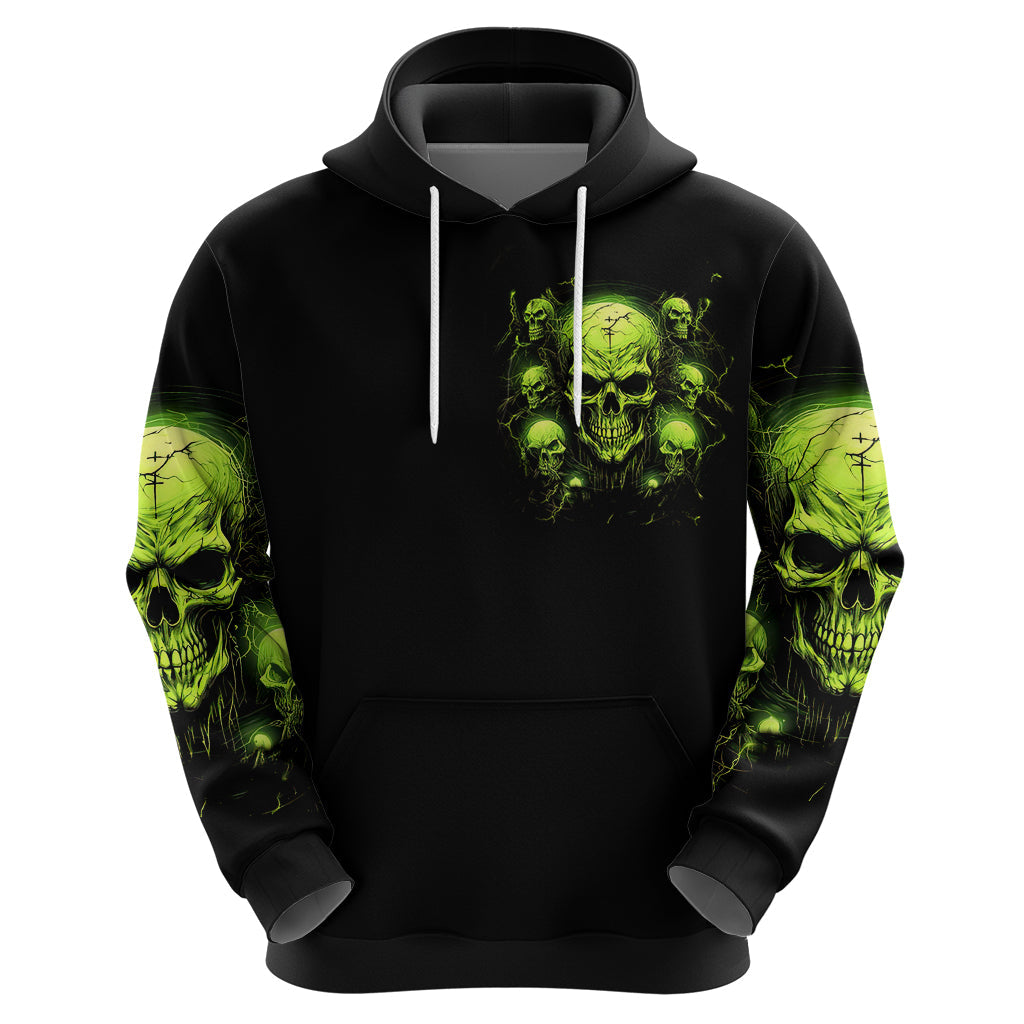 Thunder Skull Hoodie Thunder Skull I Never Alone My Demon With Me 24/7 DT01
