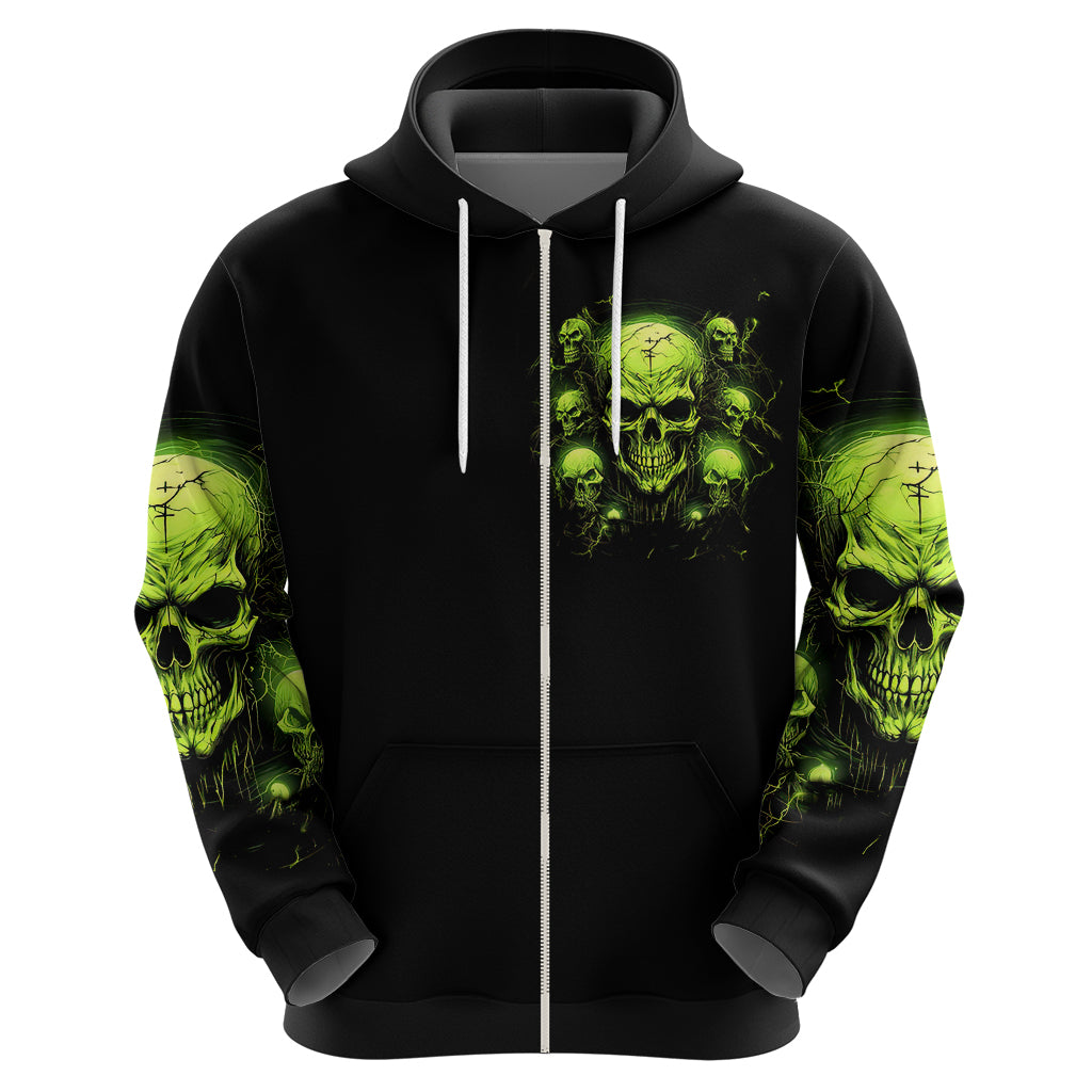 Thunder Skull Hoodie Thunder Skull I Never Alone My Demon With Me 24/7 DT01