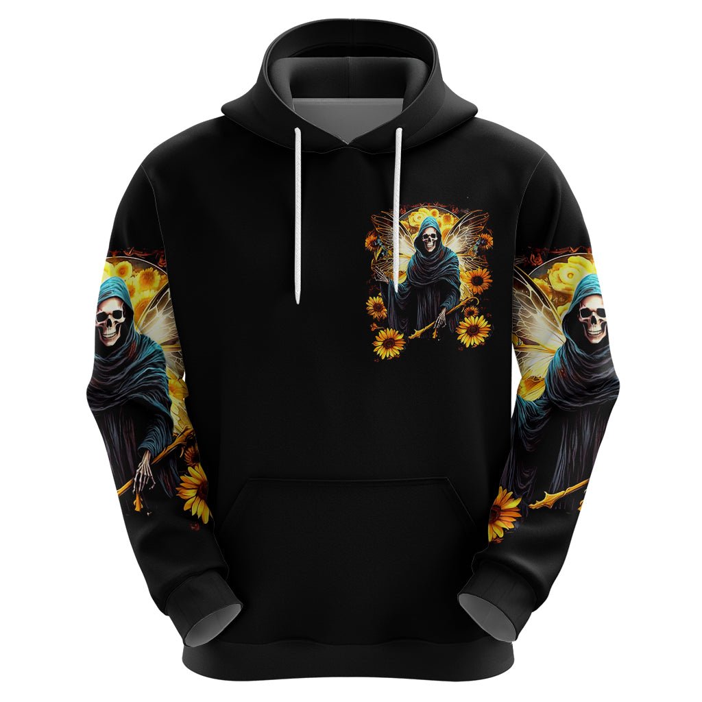 Fairy Death Skull Hoodie Mess With Me I'll Let Karma Do It's Job DT01