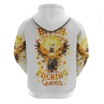Flower Skull Angel Hoodie Bitch I'm The Fucking Queen DT01