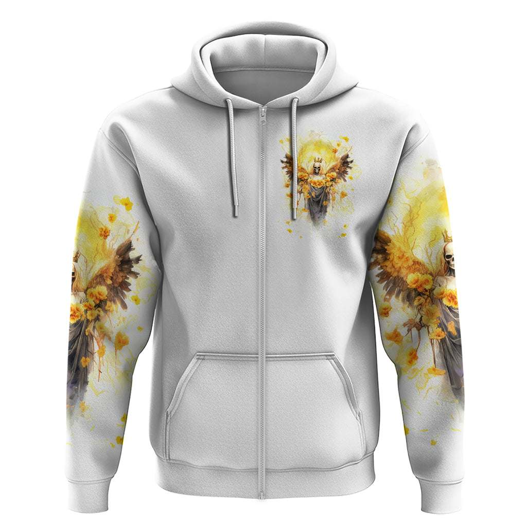Flower Skull Angel Hoodie Bitch I'm The Fucking Queen DT01