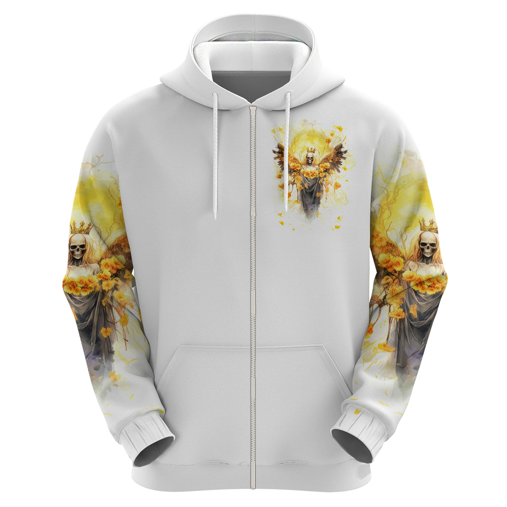 Flower Skull Angel Hoodie Bitch I'm The Fucking Queen DT01