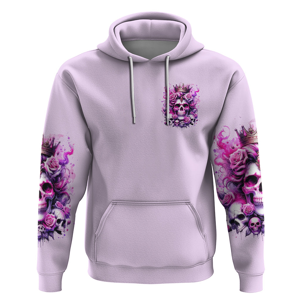 Rose Skull Hoodie Bitch I'm The Fucking Queen DT01