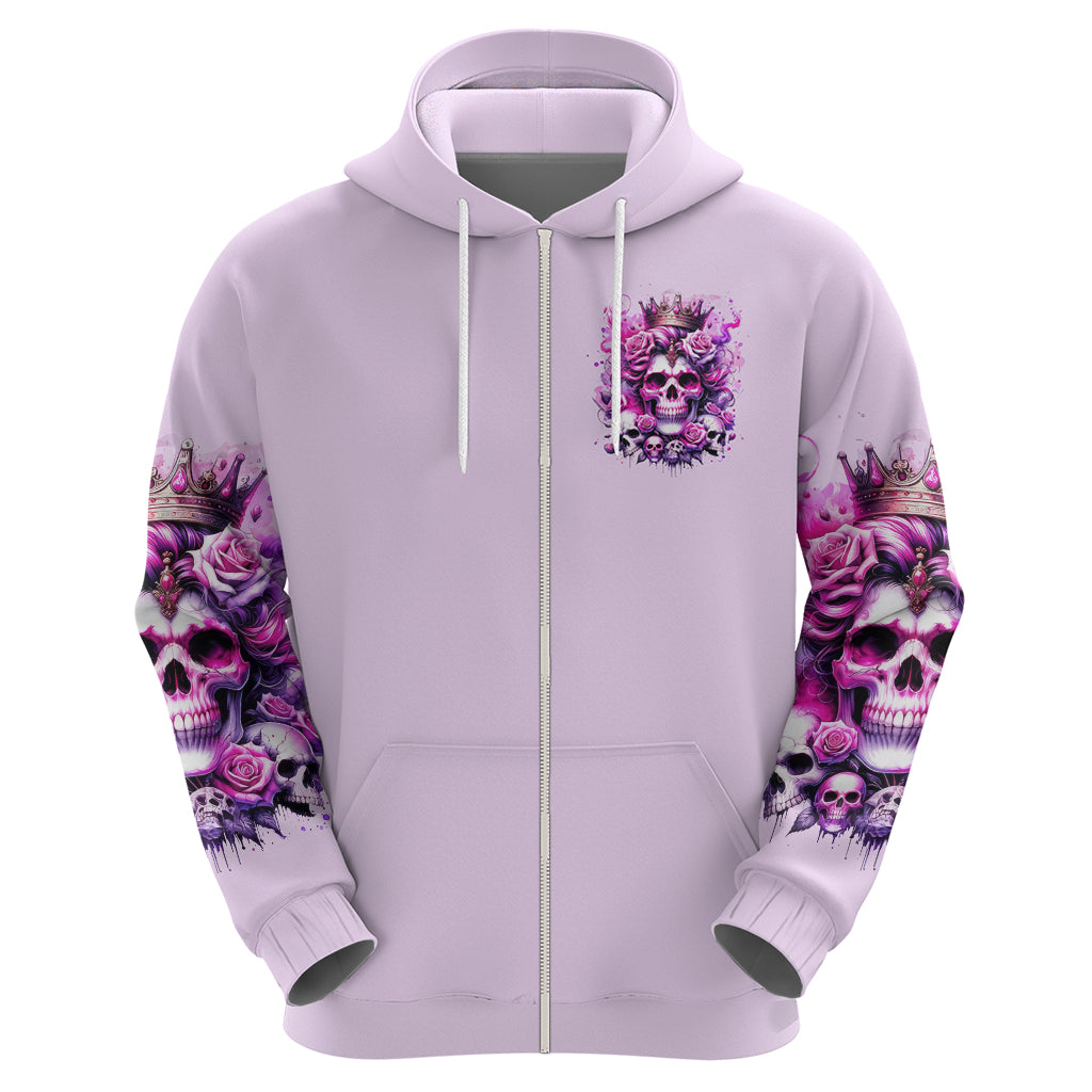 Rose Skull Hoodie Bitch I'm The Fucking Queen DT01