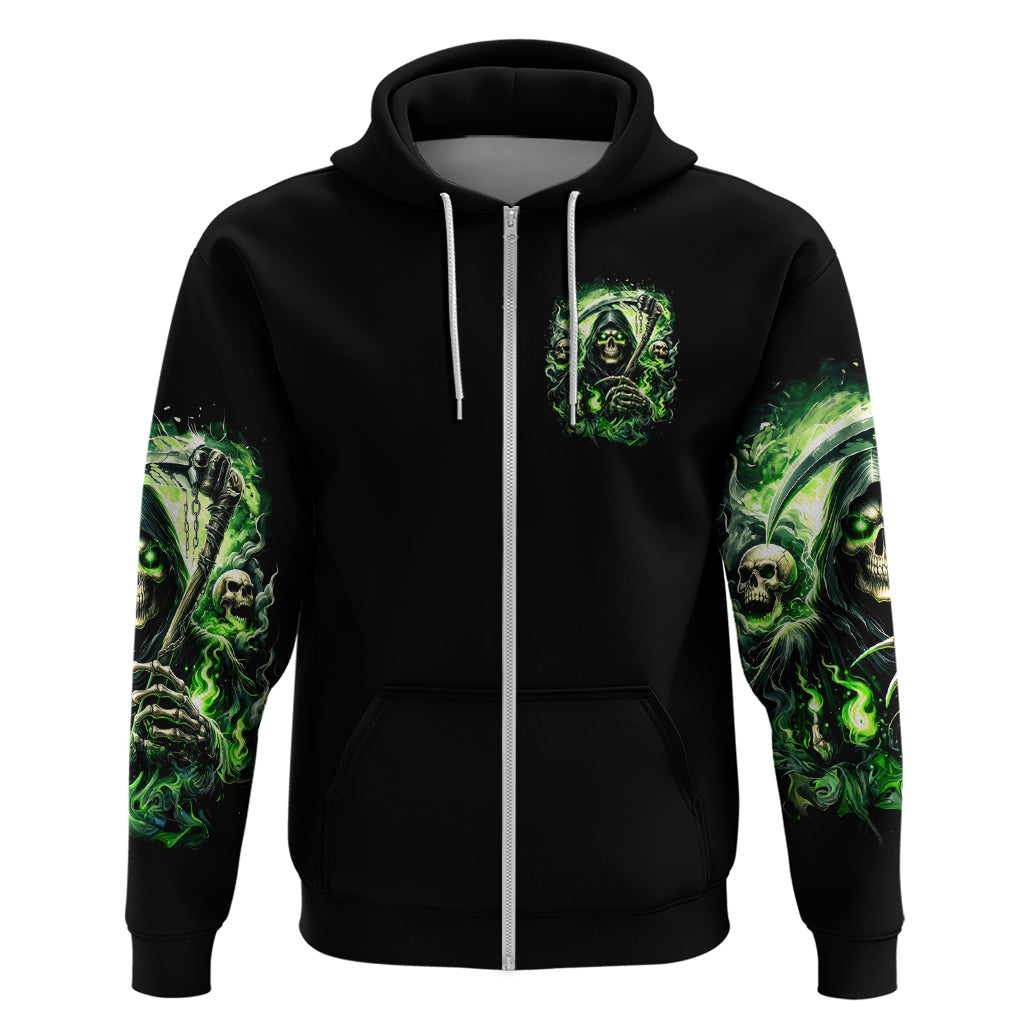 Flame Reaper Skull Hoodie I'm Not Anti Social I'm Just Not User Friendly DT01