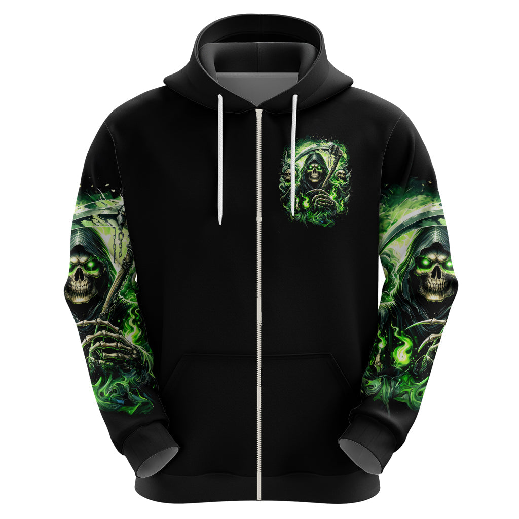 Flame Reaper Skull Hoodie I'm Not Anti Social I'm Just Not User Friendly DT01