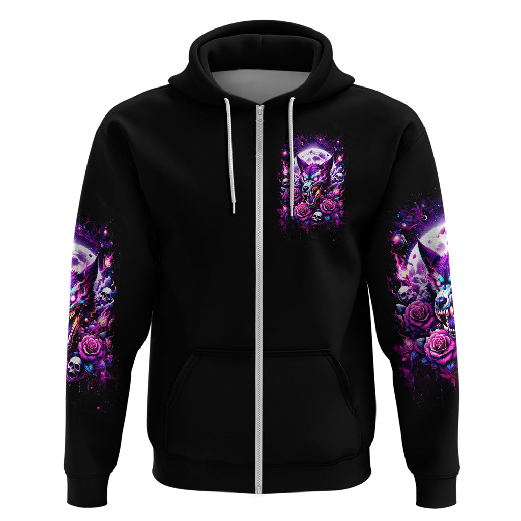 Rose Wolf Hoodie I May Not Be Perfect But At Least I'm Not You DT01