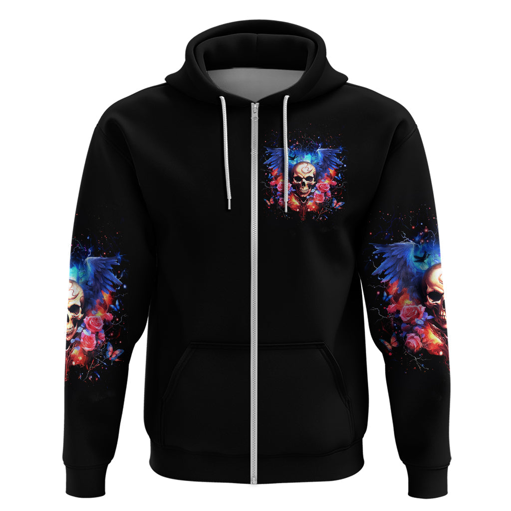 Fairy Skull Hoodie Assuming I Was Like Most Girls Was Your First Mistake DT01
