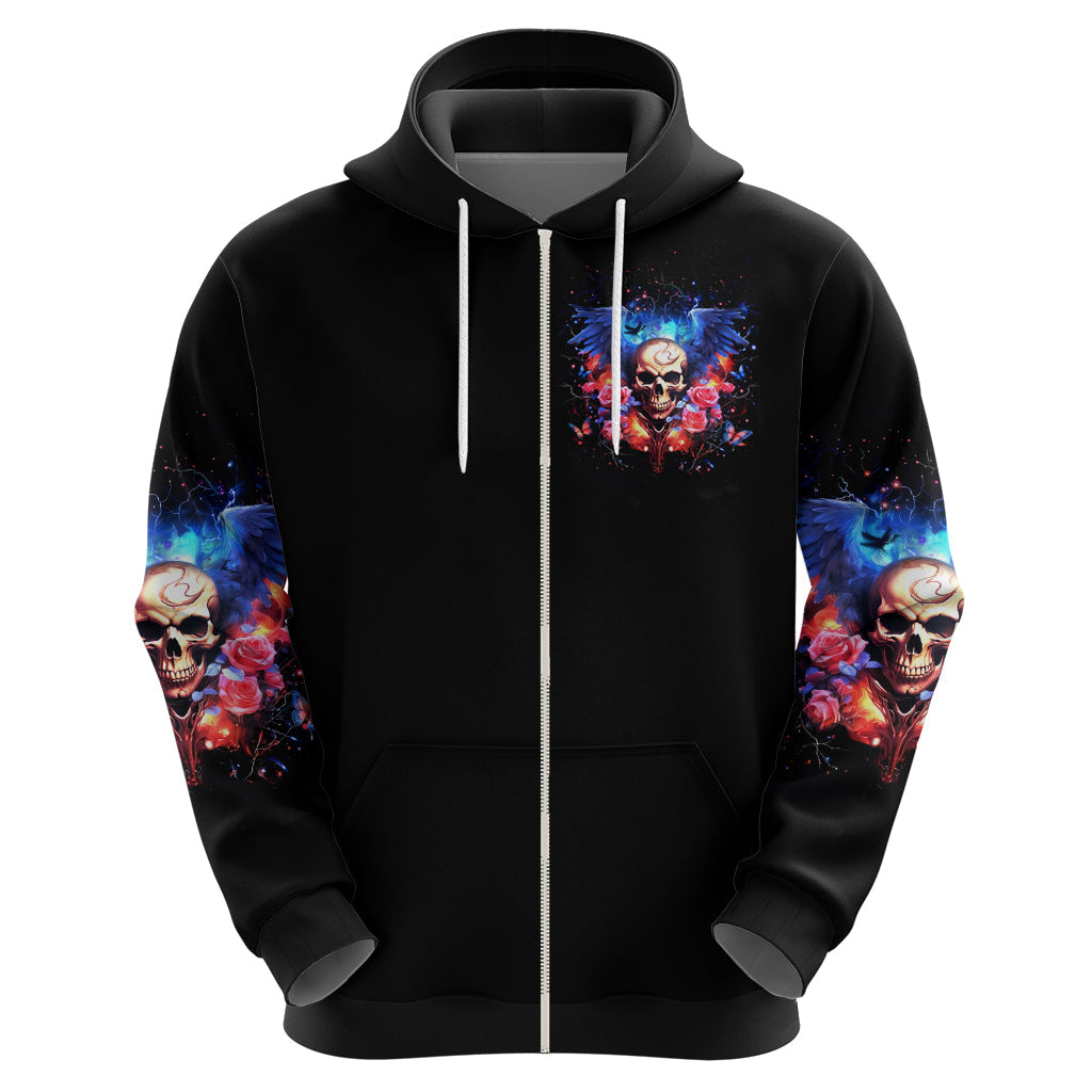 Fairy Skull Hoodie Assuming I Was Like Most Girls Was Your First Mistake DT01