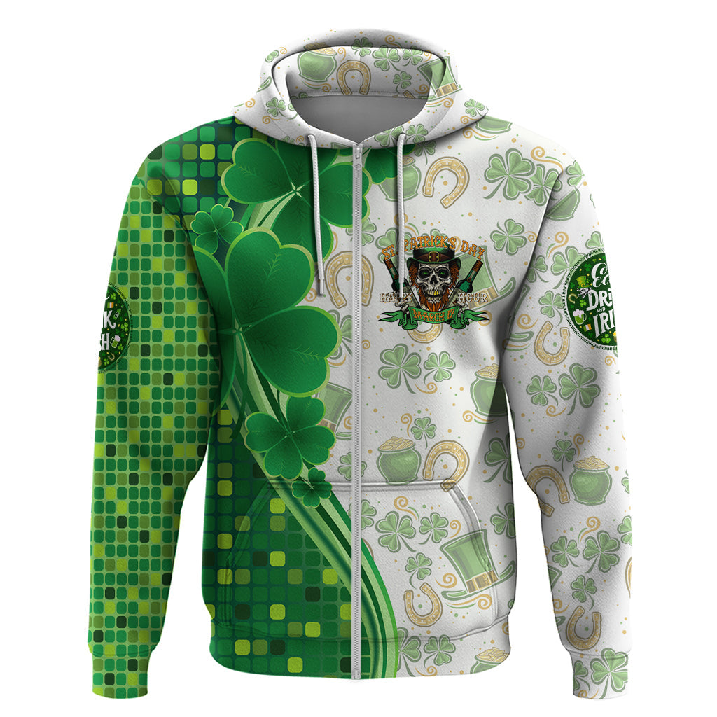 Happy St Patrick's Day Hoodie Eat Drink and Be Irish DT02