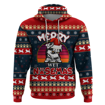 Merry Wet Nosemas Hoodie Christmas Husky DT02