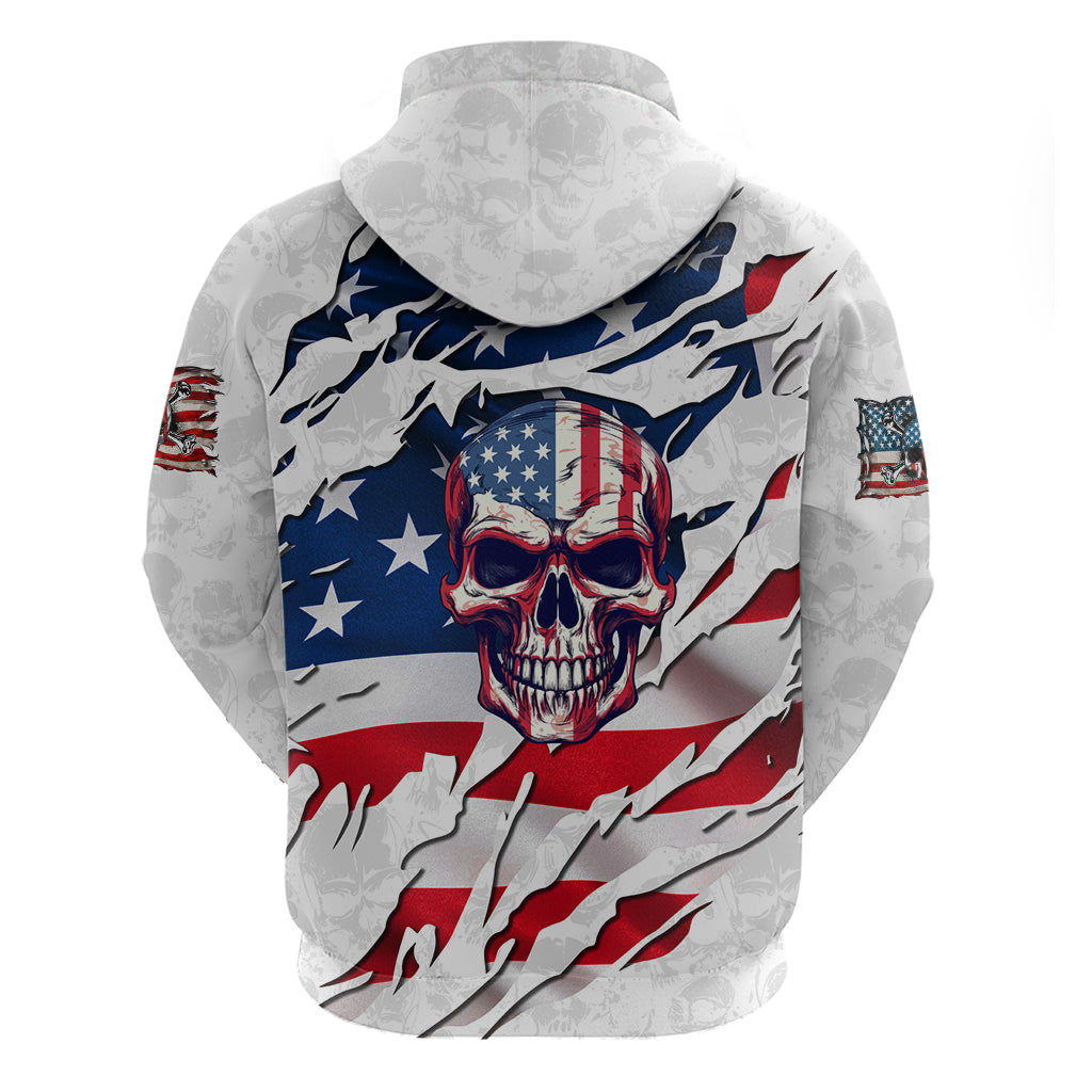 American Flag Skull Hoodie DT02