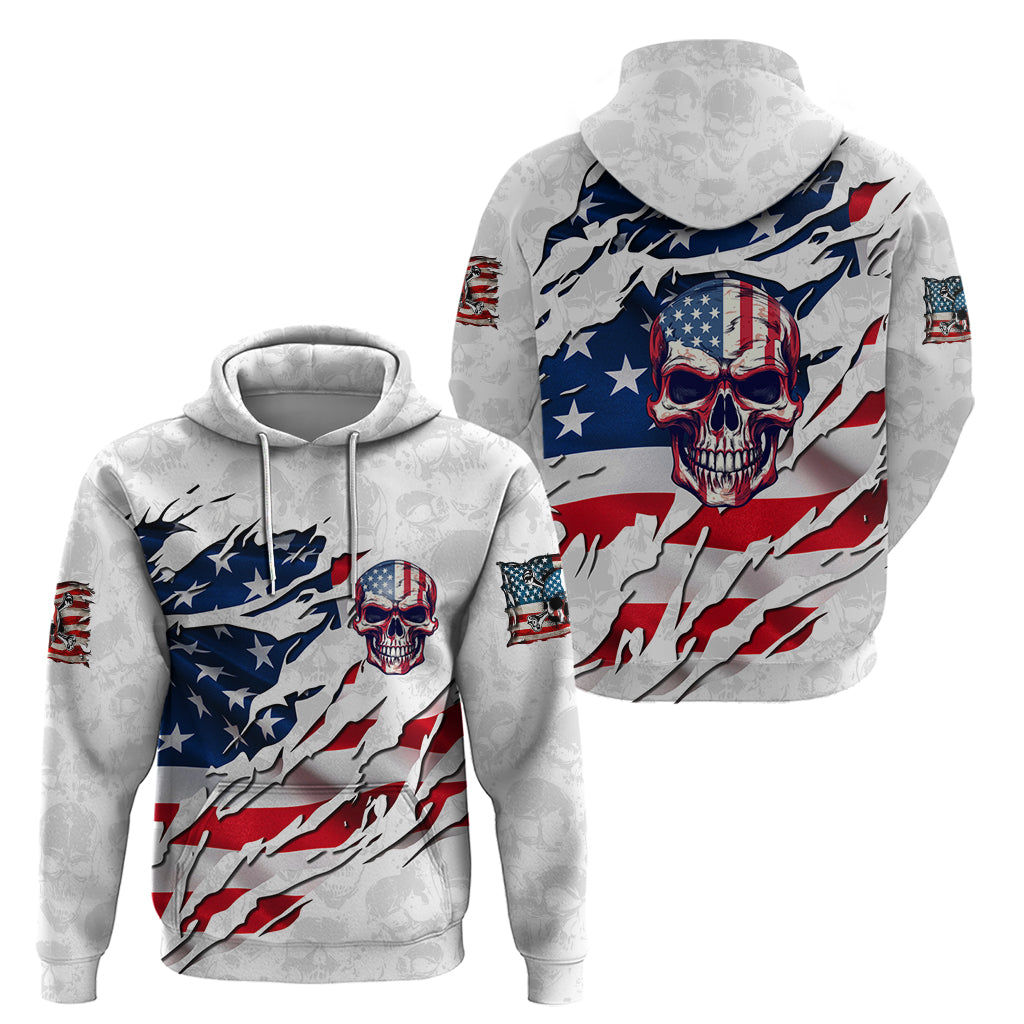 American Flag Skull Hoodie DT02