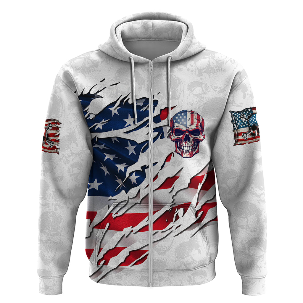 American Flag Skull Hoodie DT02