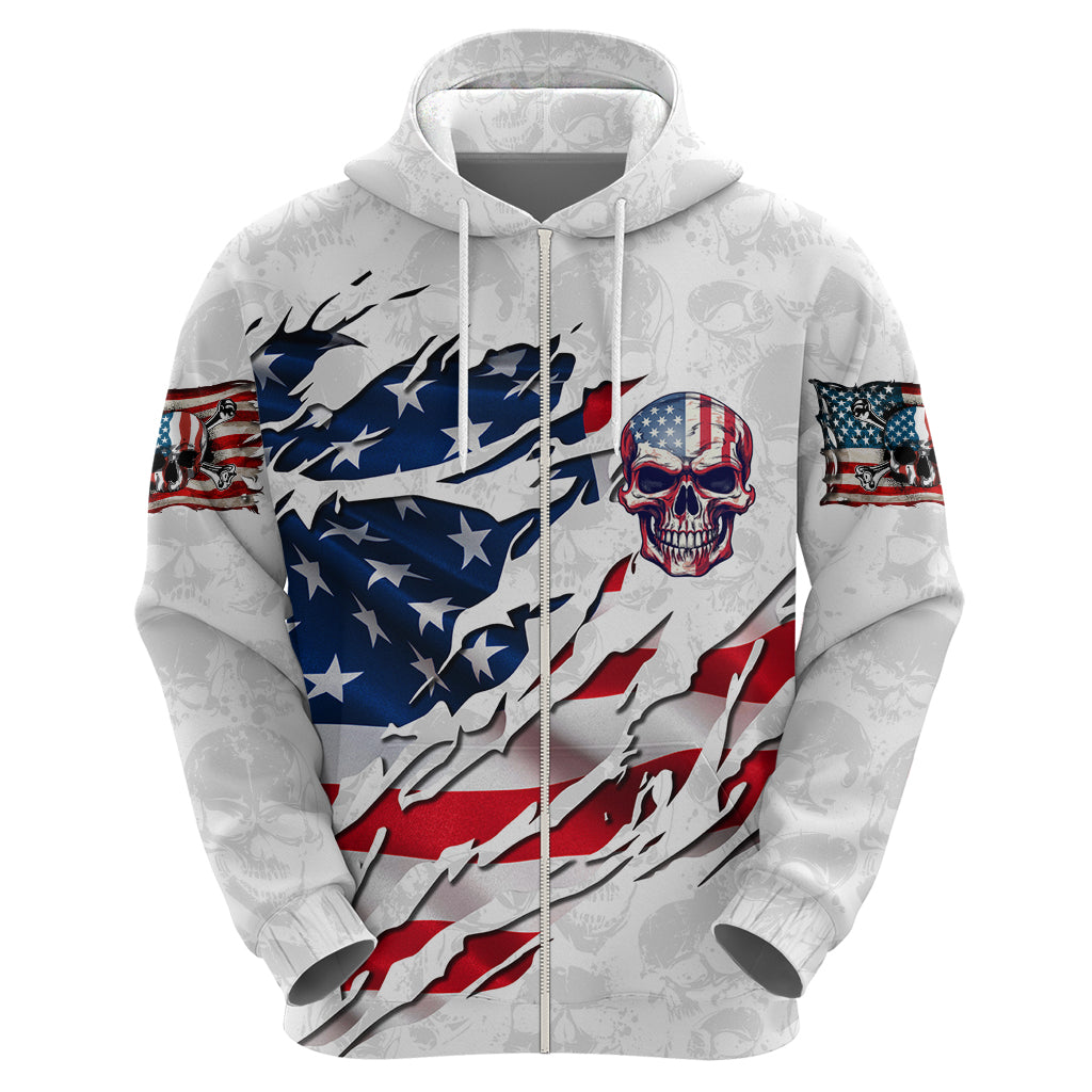 American Flag Skull Hoodie DT02