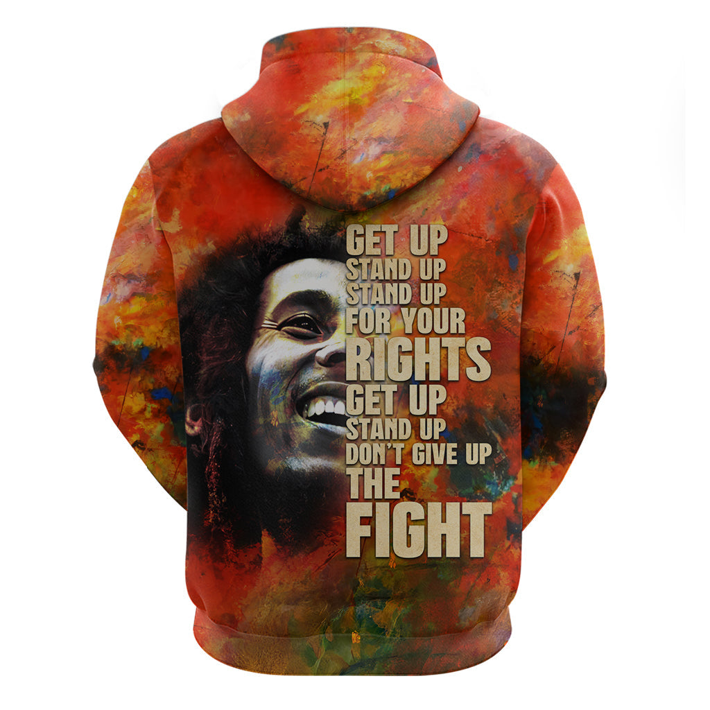 Reggae Legend Bob Hoodie Retro Style DT02
