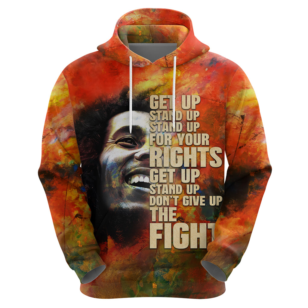 Reggae Legend Bob Hoodie Retro Style DT02