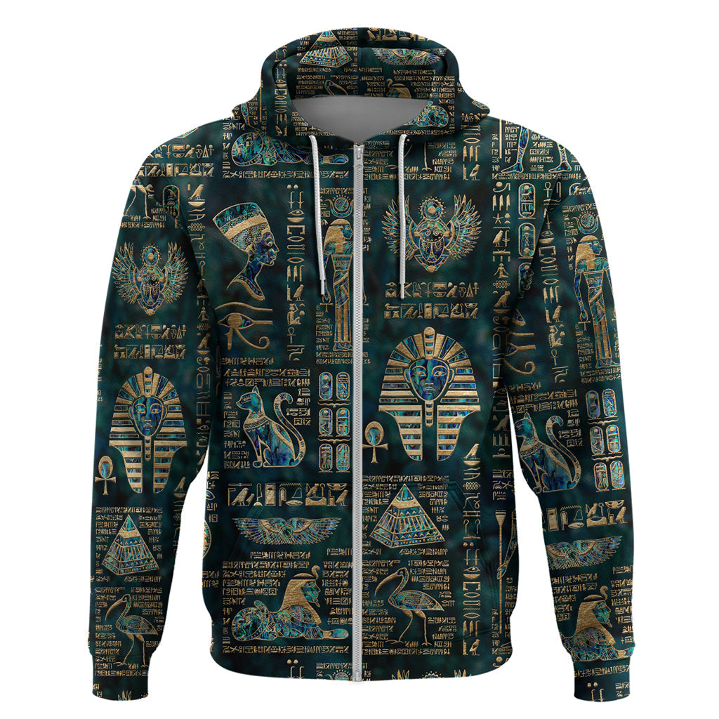 Egyptian Hieroglyphs And Deities Hoodie DT02