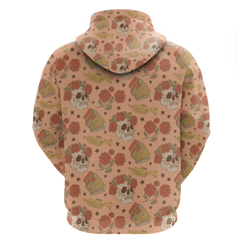 Day of the Dead Hoodie Sugar Skulls DT02