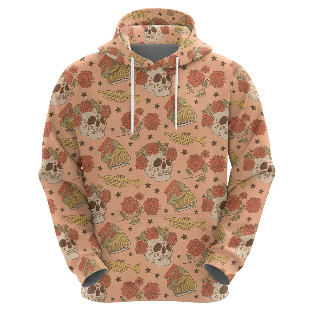 Day of the Dead Hoodie Sugar Skulls DT02