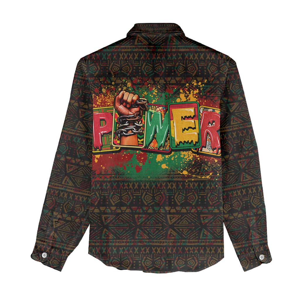 Personalized Power African Women Casual Shirt DT02
